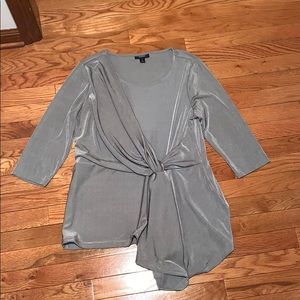 Alfani 3/4 sleeve twist top